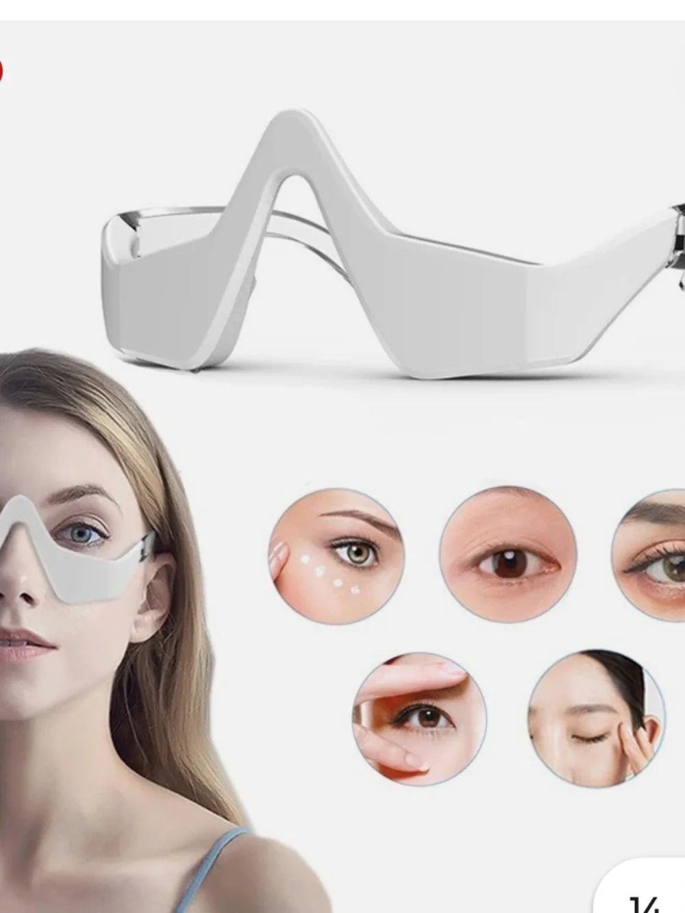Revital Eyes Red Light Glasses, Revital eyes Advanced Under-Eye Renewal Therapy
